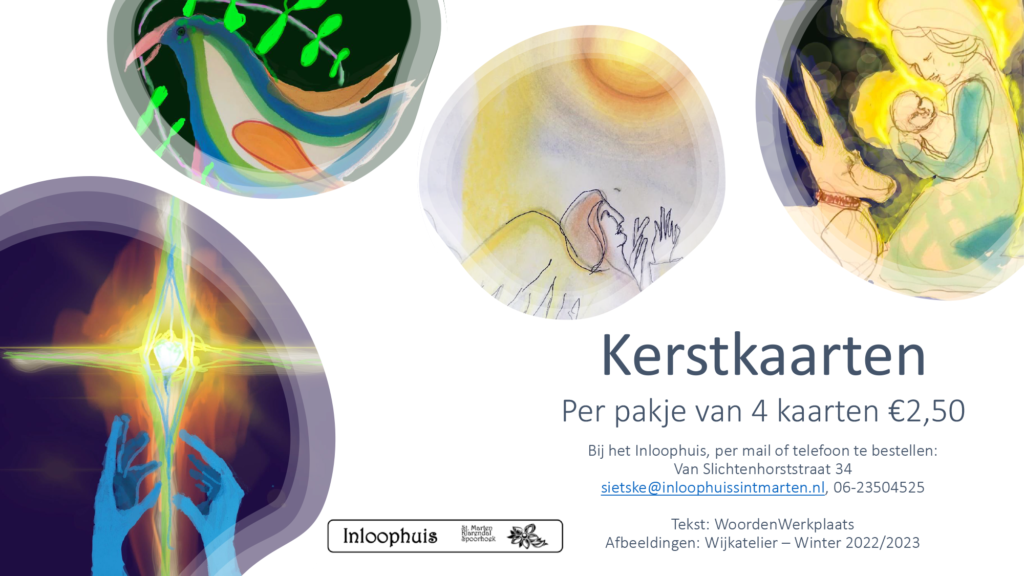 Kerstkaarten te koop Inloophuis Sint Marten Klarendal Spoorhoek